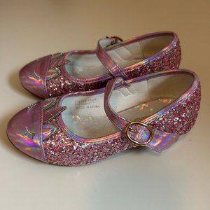 Easter Girl's Pink Sparkly Dress Shoes - Size 10